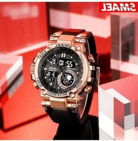 Resim Treasures Erkek Spor İzle Dijital Su Geçirmez Saat Smael 1803 Led Askeri Relogio Masculino Paketli Sarı 
