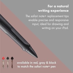 Resim LAMY Safari Note+ Yedek Uç Kırmızı (2 Adet) - Değiştirilebilir Lamy Z130 Uç - Stylus Kalem Uçları Apple Pencil Alternatifi Lamy Safari Note+ için 