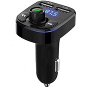 Resim Araç Bluetooth Fm Transmitter Cihazı Araba Mp3 Çalar Oto Çakmaklık Şarj Aleti Müzik Kiti 