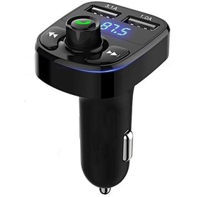Resim Araç Bluetooth Fm Transmitter Cihazı Araba Mp3 Çalar Oto Çakmaklık Şarj Aleti Müzik Kiti 