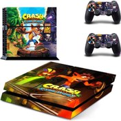 Resim Crash Bandicoot Playstation 4 Fat Sticker Kaplama Cb-04 