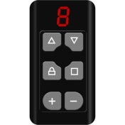 Resim Quartz Realm Çok Frekanslı 8 Kanallar Uzaktan Kumanda Kapı Kapı Deklanşör Kapısı Garaj Kapısı Elektrikli Kapı Kopyası Uzaktan Kontrol D (Yurt Dışından) 