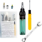 Resim Taşınabilir 7'li Lehimleme Demiri Seti, 7mm Çift Uçlu Anahtar ve Tornavida - Kullanımı Kolay, Başlangıçlar İçin Hızlı Başlatma, 7mm Çift Uçlu Anahtar, Tornavida ve Daha Fazlası İçerir, DIY Projeleri İçin Mükemmel, Lehimleme Aksesuarları, Pilsiz, Lehimleme Demiri Kiti, Taşınabilir Lehimleme Demiri, Lehimleme Kablosu, Taşınabilir Metal Lehimleyici, Lehimleyici, Lehimleme Makinesi, Nokta Kaynak Makinesi, Elektrikli Lehimleme Demiri 