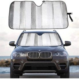 Resim Samorian Oto Ön Cam Katlanabilir Güneşlik Araç Torpido Koruyucu Perde (Büyük Jumbo Boy 150 * 70cm) 