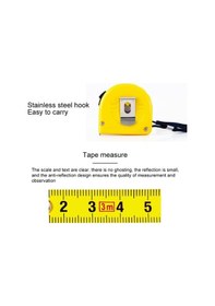 Resim Dancemonkey Deli Geri Çekilebilir Ölçüm Bandı, 5m Mini Mezura, Taşınabilir Cetvel Diğer 