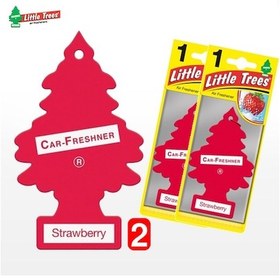 Resim Oto Koku Little Trees Kağıt Koku Çilek Strawberry 2 Adet 
