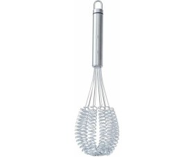 Resim Hype Store Mallart® Paslanmaz Çelik Spiral Çırpıcı - 32 cm Yumurta Çırpma Teli | El Mikseri | Manuel Karıştırıc 