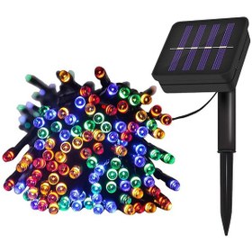 Resim 12m 100 Led Rgb Solar Mz3-004 - 