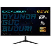 Resim Casper Excalibur M.E238FIF-D 23.8" 200 Hz 1 MS 300nit Fast IPS (HDMI+Display) FreeSync + G-Sync Full HD Oyuncu Monitörü Casper