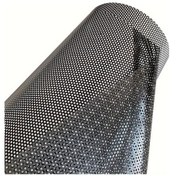 Resim Xuweiwei Siyah Delikli Vinyl Gizlilik Filmi, Kolay Kurulum Araç & Ev Film 17.72x118.11inç 