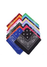 Resim Melek Kare Bandana Fular Turuncu 