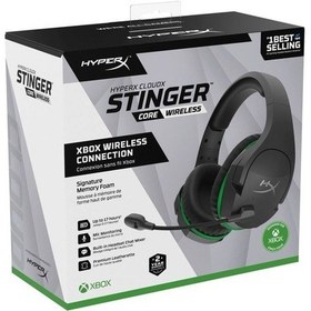Resim Hyperx Cloudx Stinger Core HHSS1C-DG-GY/G Kablosuz Oyuncu Kulaklığı 