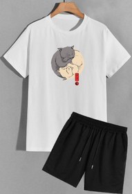 Resim trendypassion Tasarım Şort T-shirt Eşofman Takımı 