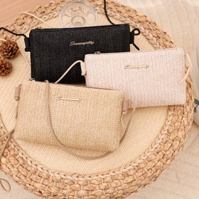 Resim Şık Dokuma Çanta - Çok Yönlü Donanım Dekoru ve Ayarlanabilir Askı ile Günlük Kullanım, Geziler ve Gündelik Giyim için Mükemmel Tasarım, Her Tarza Kolayca Uyum Sağlar 