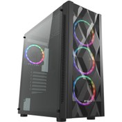 Resim Genel Markalar CMT595AL Mid Tower, 750W 80+ Bronze, Siyah, Temperli Cam, RGB, ATX GAMING KASA 