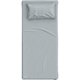 Resim Basics Pamuk Saten Gri Çocuk Çarşaf Seti 90x190cm 