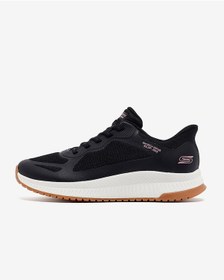 Resim Skechers Bobs Squad 4 - Staple Look Kadın Siyah Spor Ayakkabı 117624 Blk Siyah 
