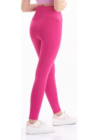 Resim Josejuan Kadın Karyoka Dikiş Detaylı Toparlayıcı Spor Tayt 7113-fuşya Fuşya 