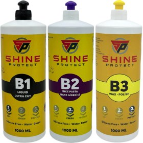 Resim Shine Protect Pasta Cila Hare Giderici Set 3x1000ml Menşei Almanya 