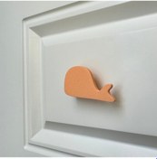 Resim Pomerol Turuncu Balina Dolap Kulpu - Çocuk Odası, Mutfak Ve Banyo İçin Modern Ve Dayanıklı Mobilya Kulp, Hd 