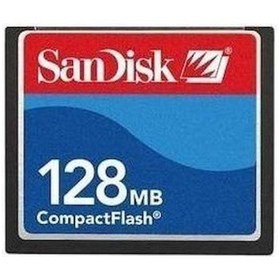 Resim SANDİSK 128 MB COMPACT FLASH HAFIZA KARTI 