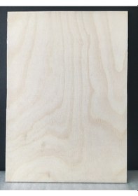 Resim Huş Kontraplak - 5 Adet -A5 210Mmx145 Mm-Yakma-Dağlama-Hobi) 