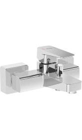 Resim Root Square Banyo Bataryası Krom A42737 Beyaz 