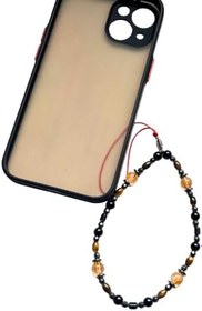 Resim Sitrin Doğal Taş Telefon Charm - Hematit Detaylı Kırmızı İpli El Yapımı Telefon Askısı | iPhone ve Tüm Telefonlarla Uyumlu | Hediye Kutulu Telefon Süsü - 22-24 cm - Sevgiliye Hediye 
