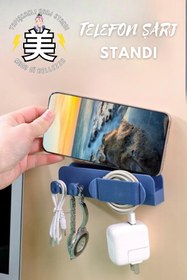 Resim Genel Markalar Duvar Cep Telefonu Priz Şarj Askısı Kablo Düzenleyici Fiş Tutucu Akrobat Siyah Belirtilmemiş Plastik 