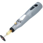 Resim Youtek 3 Hız Ayarlı Şarj Edilebilir Mini Elektrikli Taşlama Makinesi, 21 Parça Aksesuar Seti İle Polisaj Ve Delme İşlemleri İçin 