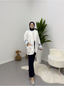 Resim VOLT CLOTHİNG Nakış Detaylı Kimono 