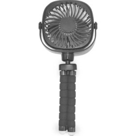 Resim xPhone Store Ahtapot Arabası Deformasyonu Fan Masaüstü Taşınabilir El Tipi USB Küçük Fan, Renk: 2200Mah Siyah ( Dışından) 