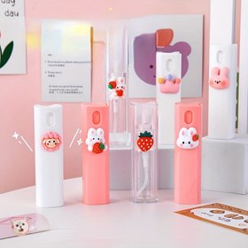 Resim Losyon, Dezenfeksiyon ve Sivrisinek Kovucu için 10ml Sevimli Karikatür Taşınabilir Sprey Şişeleri - Plastik, Kokusuz, PVC İçermez - Okul, Yurt veya Ev Kullanımı için İdeal (1'li Paket) 