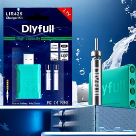 Resim Diyfull LIR425 Şarj Edilebilir Pil Şarj Cihazı Kiti - Yüksek Kapasiteli, Gece Balıkçılığı İçin LED Balıkçılık Aksesuarları, Parlayan Çubuklar ve Luminous Yüzerler, Okyanus Tekne Balıkçılığı Ekipmanı, Gece Balıkçılığı Ekipmanı | Modern Estetik | Dayanıklı Balıkçılık Ekipmanı, Balıkçılık Malzemeleri 