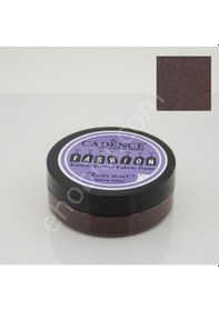 Resim Fp-11 Kahverengi - Cadence Opak Fashion Kumaş Rölyef Pasta - Fabr 