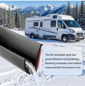 Resim Willowhaven 3 Metre Kendinden Yapışkanlı Rv Çatı Oluk Kanalı Su Yalıtım Şeridi 