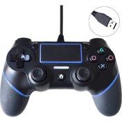 Resim xPhone Store Zshskj Sony Playstation Ps4 Için Kablolu Oyun Denetleyicisi - Mavi (Yurt Dışından) 