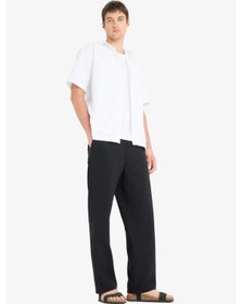 Resim DeFacto Beli Bağcıklı Wide Leg Geniş Paça Eşofman Altı E5212AX25SMBK81 