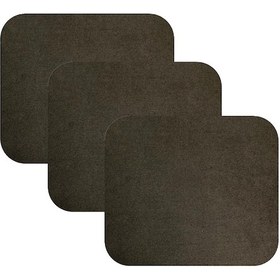 Resim Knsz oturma minderi 3 lü artis&mutlu kahve penye kumaş tel bar taburesi sandalyesi için 