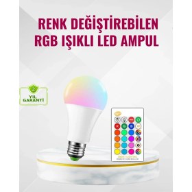 Resim Beruflic 9 Watt Beyaz Işık ve Renk Ayarlı Akıllı LED Ampul 