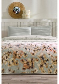 Resim Özdilek Prime Flor Sarı Battaniye Çift Kişillik Sarı 