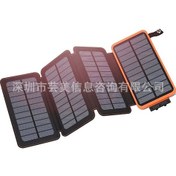 Resim Tenfowee Su Gezginler İçin 20000mah Katlanabilir Solar Powerbank - Su Geçirmez Ve Dayanıklı 