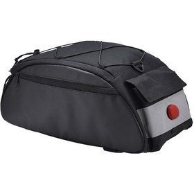 Resim Sahoo Bisiklet Bagaj Çantası 10l - Arka Lambalı, Dayanıklı 600d Oxford Kumaş Çok Renkli Çok Renkli 