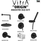Resim VitrA Origin Ankastre Duş Seti - Mat Siyah - 8 Parça 