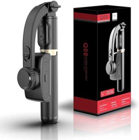 Resim vos versa Q08 Gimbal 360 Derece Taşınabilir Cep Telefonu Ve Kamera Sabitleyici VVE1109 