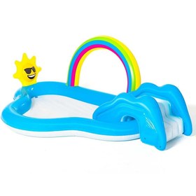 Resim Nessiworld Bestway Kaydıraklı Gökkuşağı Fiskiyeli Havuz 53092 