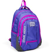 Resim Coral High Sport Lavanta Gri Dört Bölmeli Sırt Çantası 23453 Coral High
