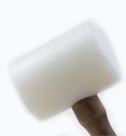 Resim AiryFooT Ahşap Saplı Plastik Tokmak Çekiç Hobi Deri El Aleti 