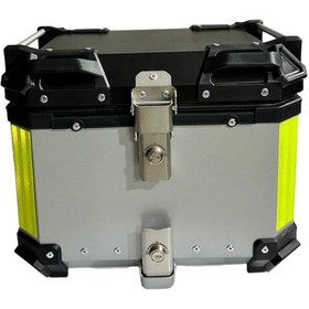 Resim GİZA MOTOR 36 Lt Alüminyum Motosiklet Arka Çanta (Top Case) 