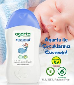 Resim Agarta 3 Adet Doğal Erkek Bebek/ Çocuk Şampuanı 400 ml 